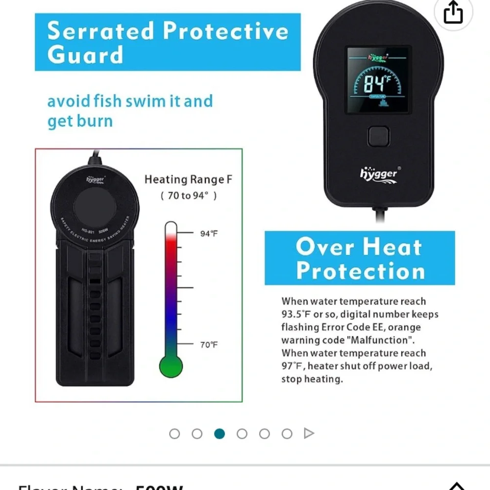 Hygger aquarium heater